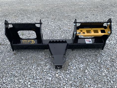 custom skid steer trailers|skid steer trailer hitch attachment.